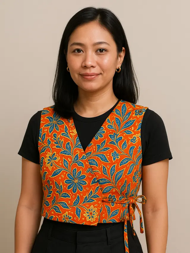 Model Rompi Batik Tali Samping (Foto: ChatGPT)