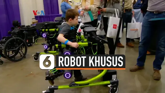 VIDEO: Robot Khusus untuk Bantu Orang Lumpuh Berjalan