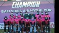 Bali Juara Turnamen Cricket Piala Kartini 2021  (ist)