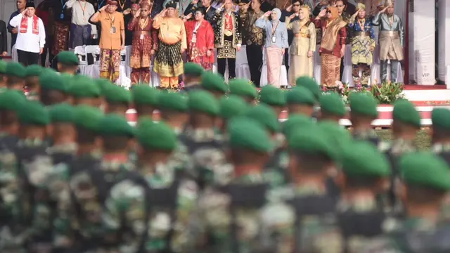 Upacara Peringatan Hari Lahir Pancasila 2024 digelar di Lapangan Garuda PHR Dumai, Bukit Batrem, Kota Dumai, Riau, Sabtu (01/06/2024). (Dok Pertamina Hulu Rokan)