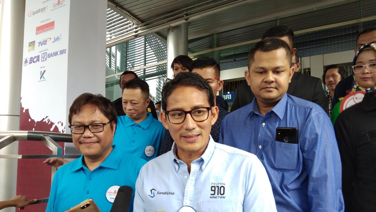 Calon Wakil Presiden Sandiaga Uno. (Liputan6.com/Ady Anugrahadi)
