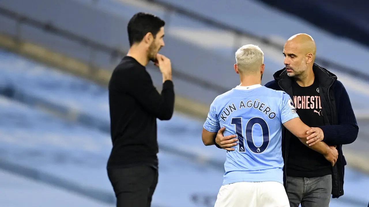 FOTO: Gol Tunggal Raheem Sterling Bawa Manchester City Taklukkan Arsenal