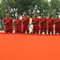 Timnas Indonesia U-18 jelang pertandingan di penyisihan Grup A Piala AFF U-18 2019. (Bola.com/Dok. AFF)