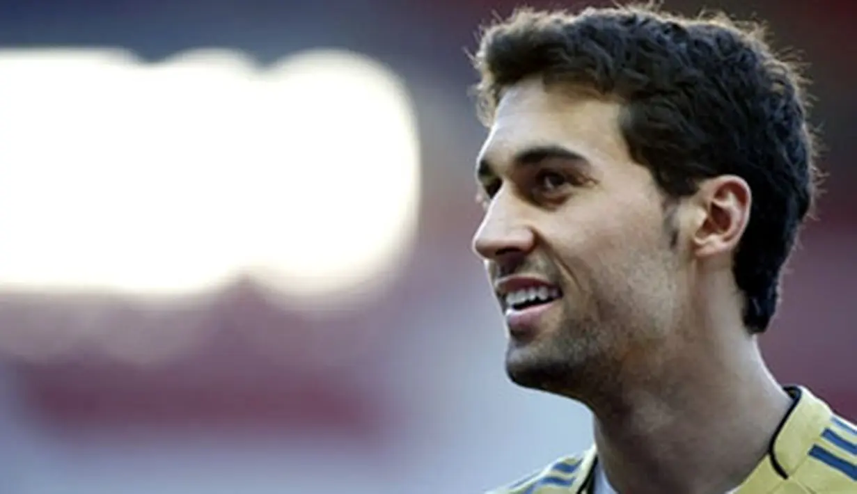 Spanish defender Alvaro Arbeloa attends a training session on June 28, 2008 at Ernst-Happel stadium in Vienna. Germany will play against Spain the Euro 2008 championships final football match on June 29, 2008. AFP PHOTO / PAUL ELLIS