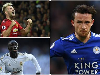 Ben Chilwell menjadi pembelian terbaru Chelsea di bursa transfer musim panas ini. Chelsea menggelontorkan dana mencapai 50 juta euro untuk melabuhkan Chilwell dari Leicester City. Berikut Ben Chilwell dan 5 pembelian bek kiri termalah di Eropa. (kolase foto AFP)