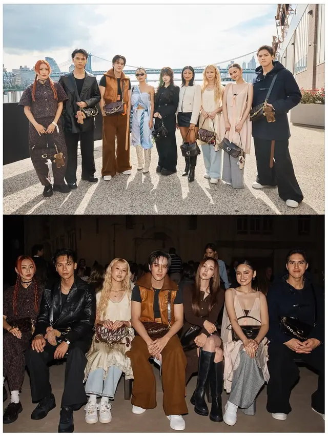 6 Potret Memukau El Rumi dan Syifa Hadju di Coach Spring 2026 New York Fashion Week