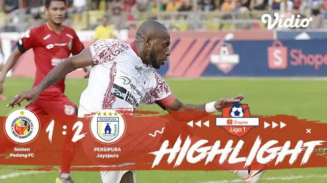 Full Highlight - Semen Padang 1 vs 2 Persipura Jayapura | Shopee Liga 1 2019/2020