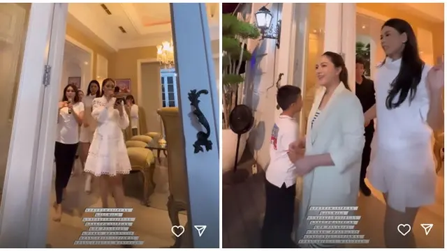 6 Momen Anniversary Pernikahan Mertua Jessica Mila ke-40, Dirayakan di Rumah
