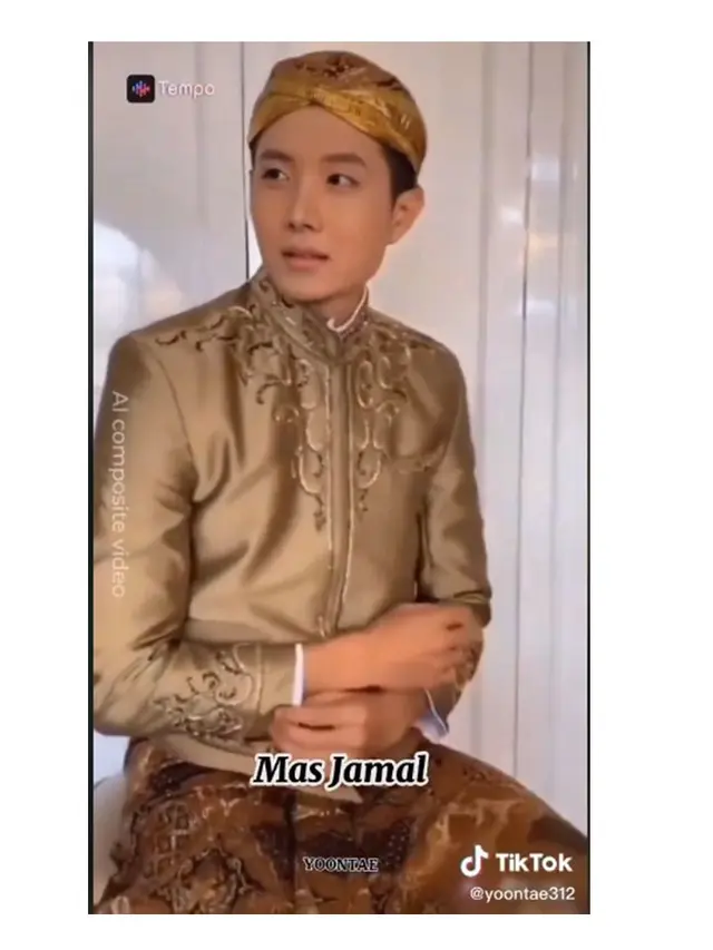 7 Editan Foto Member BTS dengan Busana Adat Indonesia Ini Bikin Penggemar Halu