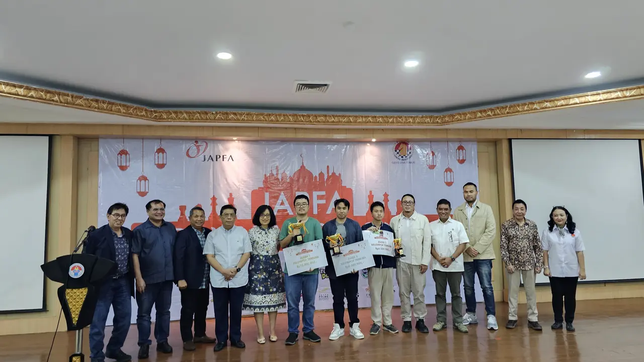 Yoseph Theofilus Taher Juara Turnamen Catur Ramadhan Cup 2023