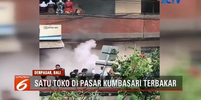Pasar Kumbasari Denpasar Terbakar, Api Diduga dari Dupa Persembahyangan