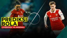 Berita Motion grafis prediksi bola. Big match antara Liverpool hadapi Arsenal sang pemuncak klasemen, akan tersaji di pekan ke-30 Liga Inggris 2022/2023, Minggu (9/4/2023). Berikut video ulasannya.