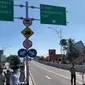 Gubernur Jawa Barat Ridwan Kamil meresmikan fly over atau jembatan layang di Jalan Pelajar Pejuang 45, Kota Bandung, Jawa Barat, Kamis (22/4/2021). (Foto: Liputan6.com/Huyogo Simbolon)