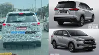 Spyshot Toyota Innova hybrid sedang tes jalan dan render All New Toyota Innova Zenix (Instagram/@motorbeam, @andrafebriandesign)