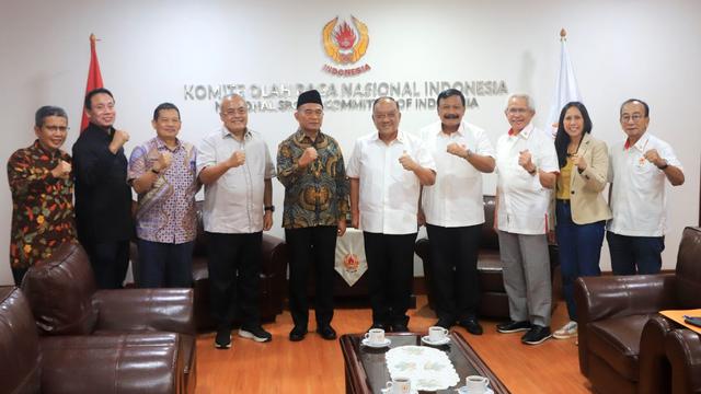 Kunjungan Plt Menpora ke kantor KONI