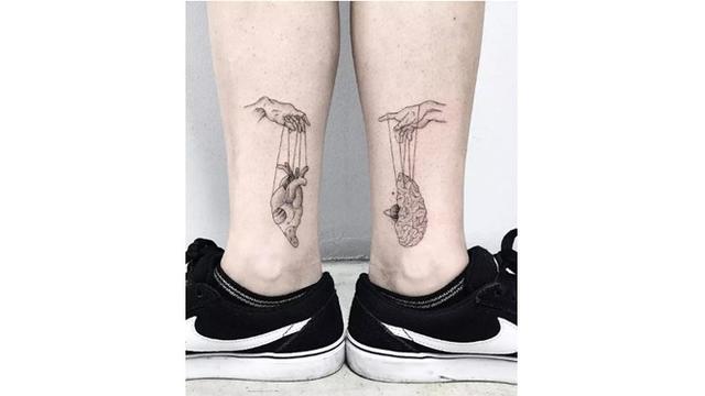 Kreatif 7 Desain Tato Di Kaki Ini Unik Banget Hot Liputan6 Com