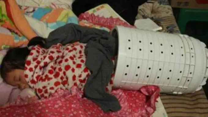 Cuma Iseng, Anak Umur 6 Tahun Ini Terjebak dalam Mesin Cuci