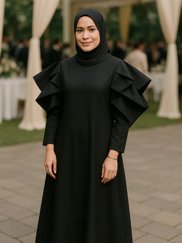 Model Gamis untuk Kondangan yang Bikin Penampilanmu Dikagumi Banyak Orang (Foto: ChatGPT)