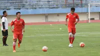 Latihan Persija (Fajar Abrori/ Liputan6.com)