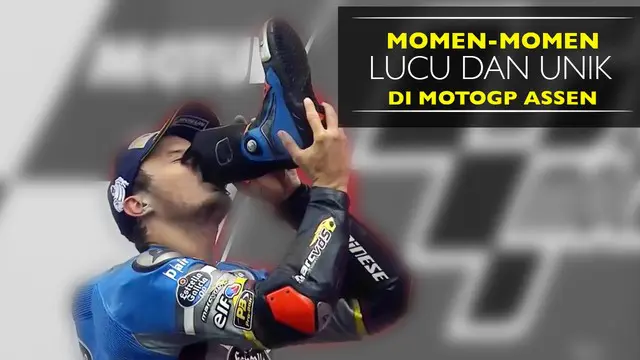 Video momen-momen lucu dan unik saat dilintasan pada MotoGP Assen, salah satunya Marc Marquez mencuri motor fotografer.