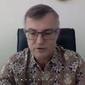 Duta Besar Ukraina untuk Indonesia, Vasyl Hamianin dalam pers briefing update perang Rusia Ukraina. (Screen Grab/Tanti Yulianingsih)