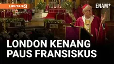 London turut berduka. Uskup Agung Westminster, Kardinal Vincent Nichols, memimpin Misa Requiem di Katedral Westminster pada Senin malam untuk menghormati Paus Fransiskus yang wafat di usia 88 tahun.