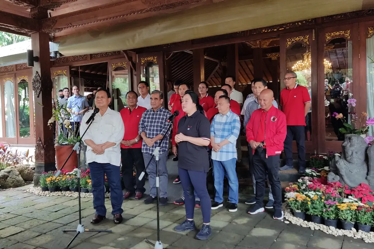 Prabowo dan Puan di Hambalang