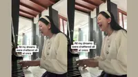 Unggahan Terbaru Agnes Jennifer saat Main Piano Disebut Penuh Emosional usai Dugaan Diselingkuhi Sang Suami