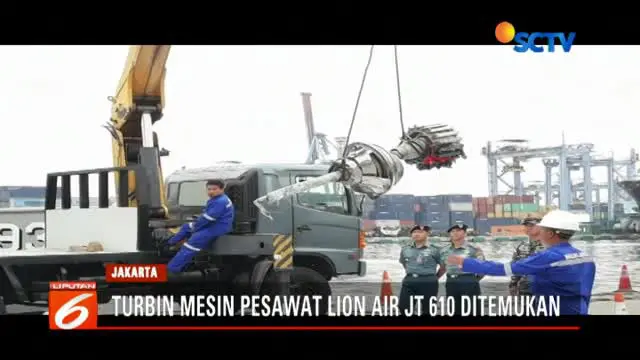 Hari ke-10, Tim Penyelam Temukan Turbin Lion Air PK-LQP