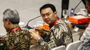 Plt Gubernur Jakarta Basuki Tjahaja Purnama saat menghadiri Rakornas Kabinet Kerja, Jakarta, Selasa (4/11/2014). (Liputan6.com/Faizal Fanani)