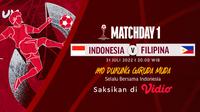Saksikan Perjuangan Timnas Indonesia Piala AFF U-16 2022, 31 Juli - 12 Agustus 2022 di Vidio