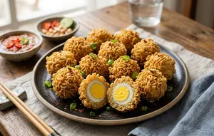 Resep Bola-Bola Mie Isi Telur Puyuh, Camilan Gurih dan Renyah untuk Keluarga