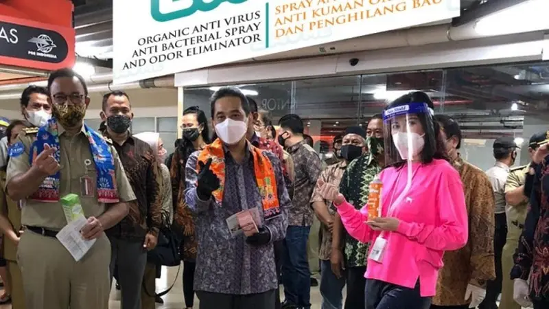 Bersama Mendag dan Gubernur DKI, Spray Organik Siap Bebaskan Kuman di Mal Jakarta