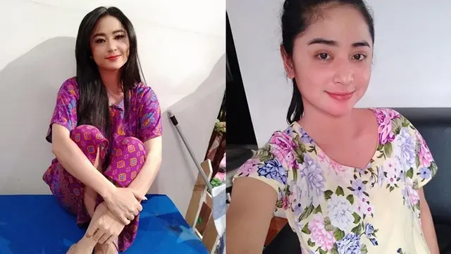 Dewi Perssik sering tampil dengan baju rumahan seperti daster.