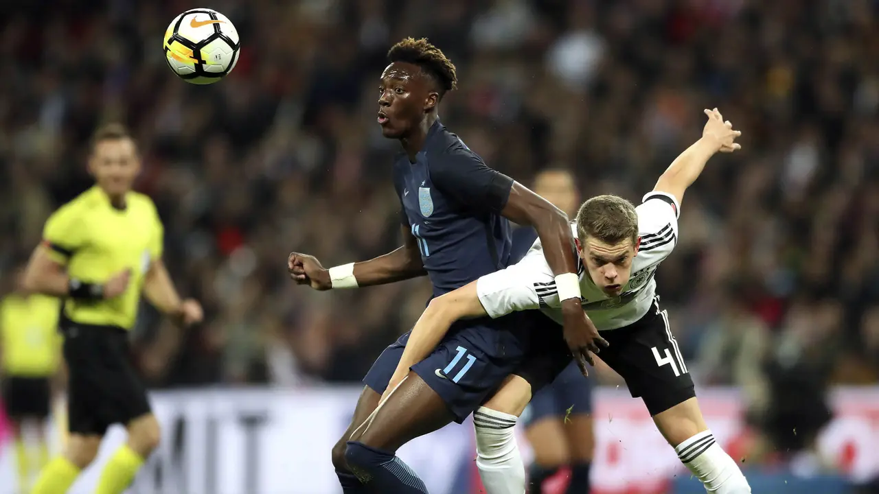 FOTO: Jerman Tahan Imbang Inggris di Stadion Wembley