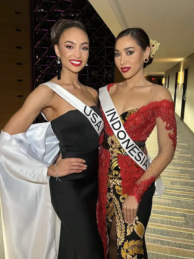 Miss USA R'Bonney Gabriel Terpilih sebagai Miss Universe 2022, credit: @rbonneynola