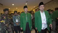 Djan Faridz terpilih menjadi ketua umum PPP versi SDA dalam Muktamar VIII di Jakarta. (ANTARA FOTO/Rosa Panggabean)