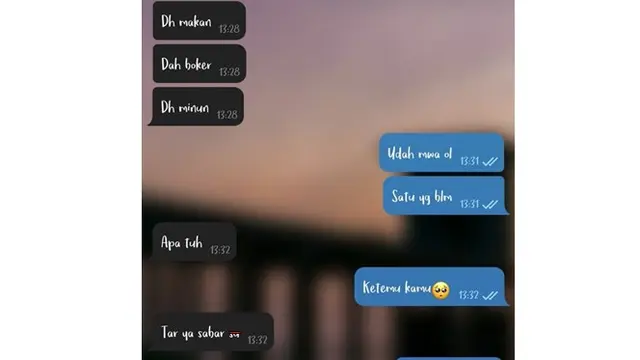 6 Chat Pasangan LDR Pengen Ketemu Ini Bikin Baper