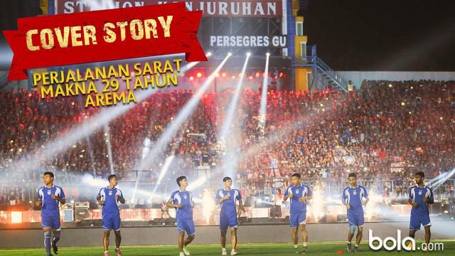 Cover Story: 29 Tahun Eksistensi Arema Si Singo Edan. (Bola.com/Adreanus Titus)