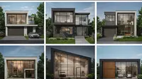 12 Model Rumah Tampak Depan Kaca Terbaru 2025, Pencahayaan Alami Maksimal