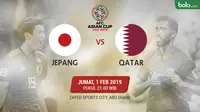 Final Piala Asia 2019, Jepang vs Qatar. (Bola.com/Dody Iryawan)