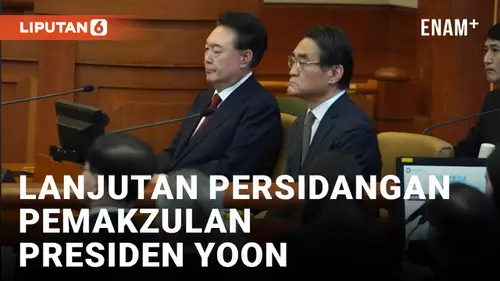  Presiden Korea Selatan Yoon Suk Yeol Hadir dalam Sidang Pemakzulannya di Seoul