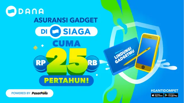 Asuransi Gadget di DANA Siaga