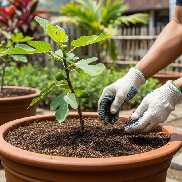 Cara Menanam Buah Tin dari Stek agar Berbuah dalam 8 Bulan (AI Generated)