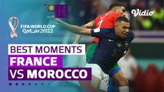 Berita video tiga momen terbaik yang terjadi pada laga semifinal Piala Dunia 2022 antara timnas Prancis melawan timnas Maroko, Kamis (15/12/2022) dini hari WIB.