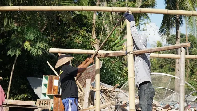 Semangat Nasionalisme, Warga Desa Dangiang, Lombok Utara Tetap Rayakan 17 Agustus-an