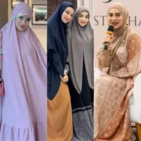 Inspirasi Outfit ke Pangajian dari Artis Tanah Air.
