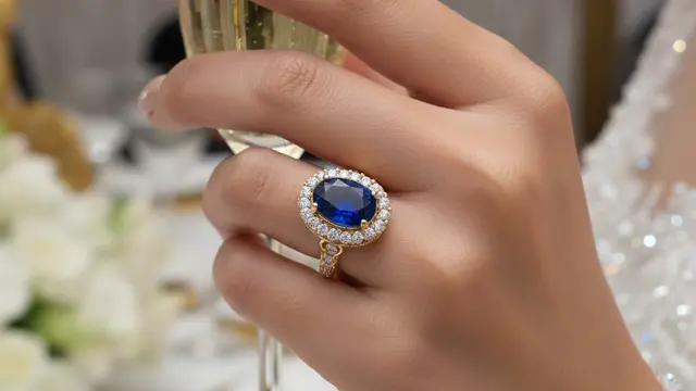 Model Cincin Emas Batu Akik Wanita (Foto: Gemini AI)
