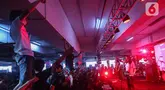 Rocket Pilot Group tampil di acara Soundsfest Xperience 2024 di Mall Kuningan City, Jakarta, Sabtu (22/6/2024).  (Liputan6.com/Angga Yuniar)