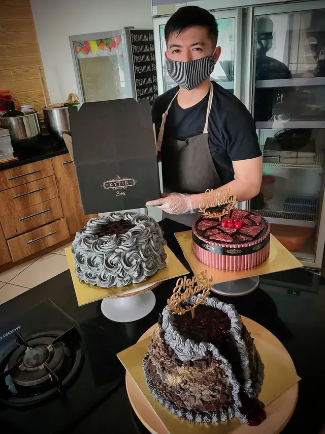 ilustrasi potret potret nicky tirta aktor suara hati istri indosiar, yang juga berkarir sebagai chef/instagram: @nickytirta